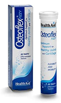 Osteoflex Integratore per Articolazioni e Cartilagine Effervescente - A base di Glucosamina e Condroitina, 20 Compresse, HealthAid