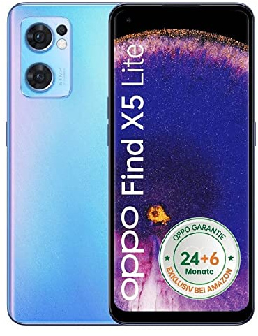 OPPO Find X5 Lite - Smartphone 256GB, 8GB RAM, Dual Sim, Blue