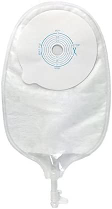 Urostomy Bag, Medicals Drainable Pouch Ostomy Stoma Bags One Piece System Cut-to-Fit,Pack of 10 PCS