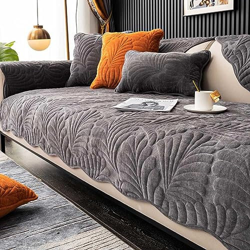 YWQJL Couch Cover Sofabezug Ecksofa L Form couchschoner rutschfest Sofaschoner rutschfest Sofaschutz Sitzfläche Couchhusse for1 2 3 4 Sitzer Schonbezug Sofa Sofahusse,A-70x240cm