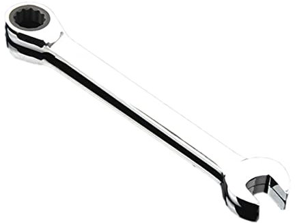 OSALADI 17mm Dual Head Steel Combination Wrench Spanner in Silver