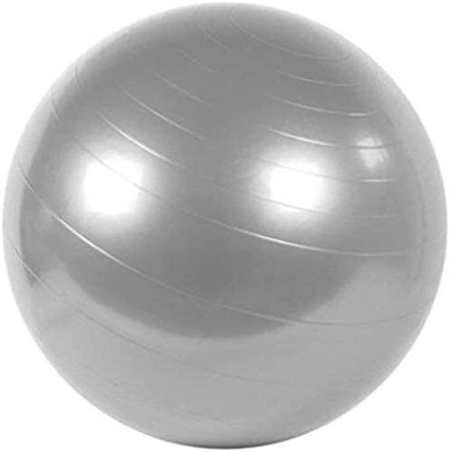 MDybf Fitness Ball Yoga Ball Pilates Exercise Fitness Ball Childbirth Ball, Fitness Balance Training Childbirth Assistance Ball (Color : Silver, Size : 95cm)