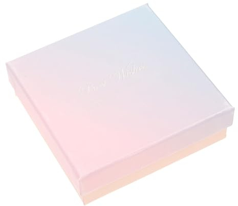 SOLUSTRE Scatola Per Gioielli Carta Con Coperchio Design Elegante e Sofisticato Scatolina Piccola Per Anelli Orecchini e Bracciali Perfetta Per Regali Di Compleanno e Natale