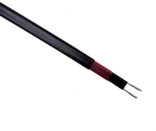 Schutzkabel 1 bis 20 Meter Heizkabel für Frostschutz 12 V 24 V 36 V 48 V DC Niederspannung SelbstregDC Niederspannung Selbstregulierendes Heizkabel Erdungskabel (Farbe: 48 V, Größe: 5 Meter)