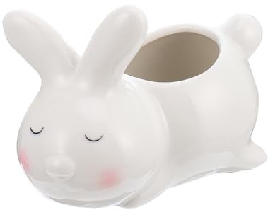 KONTONTY Sukkulenten-pflanzentopf Gartenblumentopf Desktop-blumentopf Cartoon Kreative Keramik-pflanzgefäß Blumentöpfe Pflanzer Für Kleine Pflanzen
