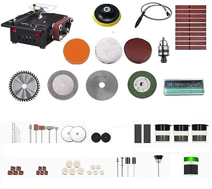 Smerigliatrice da banco, levigatrice a nastro, Mini Sega Da Tavolo Multifunzionale Tagliatrice Elettrica Modello For La Lavorazione Del Legno Motosega Levigatrice A Nastro In Miniatura Da Tavolo per a