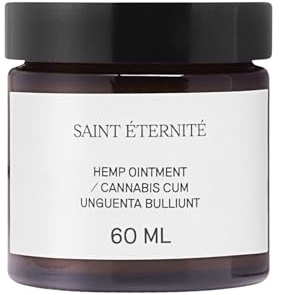 Saint Éternité Hemp Ointment 50 ml - Hemp Oil, Hydrates, Repairs Dry, Cracked Skin, Regenerates, Protects, Soothes Irritation, Natural Ingredients, Ideal for Daily Care, Enhances Softness