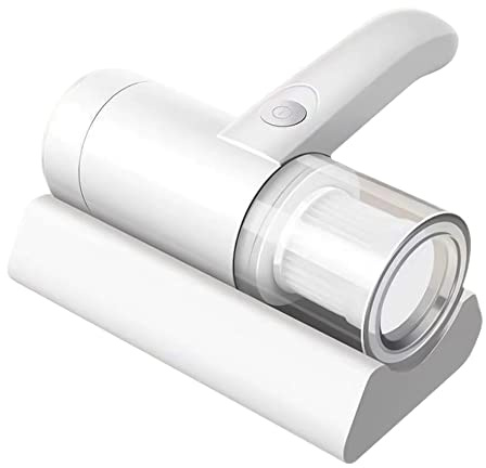 ACAGALA Kompakter Matratzenstaubsauger Kabelloser Hand-UV-Reiniger Eingebauter Akku 10KPa Leistungsstarke Saugkraft zum Reinigen von Bettkissen Kleidung Sofa Teppich
