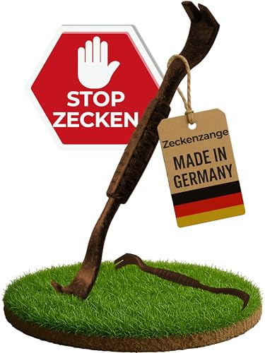 Zeckenzange Hunde, Katze & Mensch – doppelseitig nachhaltig Zeckenentferner | Ersetzt Zeckenschlinge, Zeckenpinzette & Zeckenkarte | Zecken sicher entfernt | Optimaler Zeckenhaken für Kinder | nachhaltig