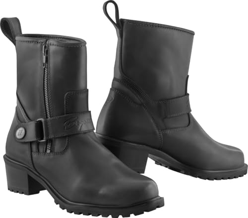 Bogotto Valencia wasserdichte Damen Motorrad Stiefel, schwarz, 39