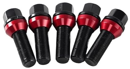 Bulloni per Ruote,Dadi per Ruote 4/5 pezzi ruota B12.9 grado bulloni forgiati dadi viti adatti for BMW E90/E60/E39/F10/F20/E46 adatti for Audi Benz Vw M12x1.25 12x1.5 14x1.25 14x1.5(4PCS 45mm Cone,M14