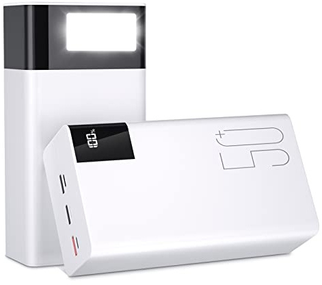 Power Bank 50000 mAh: 22.5W Batteria esterna a ricarica rapida con grande capacità e 5 uscite e 3 ingressi