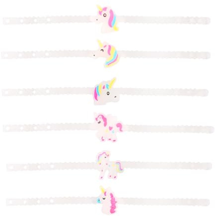 UPKOCH 12pezzi Bracciale di Silicone Design di Unicorni e Cartoni Animati Luminoso e Creativo come Bomboniere per Feste di Compleanno e Regali per Ragazzo Ragazza Ragazza Stile Casuale