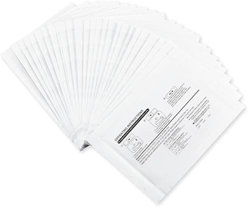 Papier huilé pour destructeur de documents-100% d'huile de Colza, Lot de 24 Feuilles – Lubrifie, Nettoie et Affûte Les Lames Anti-bourrage Compatible Universel pour Usage Domestique et Bureau