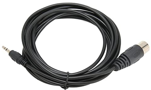 BONKZEBU Cavo Stereo MIDI Din da 7 Pin a 3,5 Mm di Ricambio di Alta qualità da 7 Pin Din Maschio a 3,5 Mm per Telefoni da 9,8 Piedi
