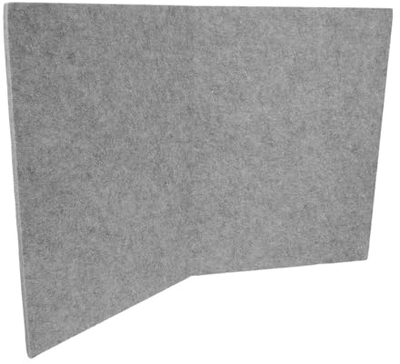 Hohopeti 500 Piezas Alfombrilla De Fieltro Antideslizante para Rompecabezas Caladora Tappeto Puzzle Tapetes para Puzzle Portátil Fieltro Alfombra Light Grey