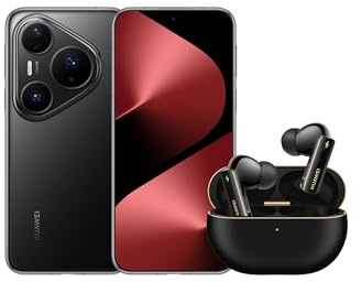 HUAWEI Pura 80 Pro Móvil Negro + FreeBuds Pro 4 Negro, 12 GB+512 GB, Ultra Chroma con Sensor de 1 Pulgada, Cámara Teleobjetivo Macro con Ultrailuminación, Cancelación de Ruido Mediante IA, 5170 mAh