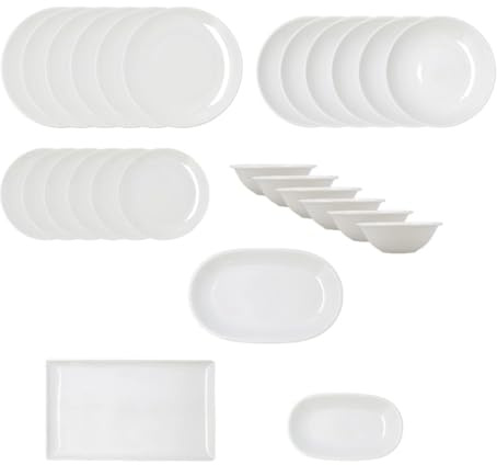 Bidasoa Harmony Hydrozero Vajilla Porcelana 27 Piezas 27 Piezas - 6 Personas Porcelana Apto Microondas