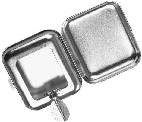 Generic Car Ashtray with Lid Smell Proof, Portable Mini Metal Ashtray Made of Iron with Tight Seal and Multifunctional Design, for Both Indoor and Outdoor Use, Compact and Easy to Carry