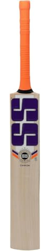 SS Kashmir Willow Leather Ball Cricket Bat, Exclusive Cricket Bat for Adult Full Size with Full Protection Cover (Super Power, Cannon, Impact) by Yogi Sports …