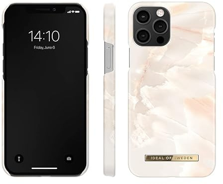 IDEAL OF SWEDEN iPhone 12/12 PRO Fashion Case, Rose Pearl Marble