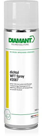 DIAMANT dichtol WFT Spray zum Abdichten feiner Risse & Poren, 500ml | Ideal für schwer erreichbare Stellen – dichtet feine Leckagen dauerhaft und nahezu unsichtbar ab.