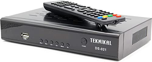 Free to Air Satellite Receiver - FULL HD Set Top Box Tuner with Recording. Sky Dish compatible.