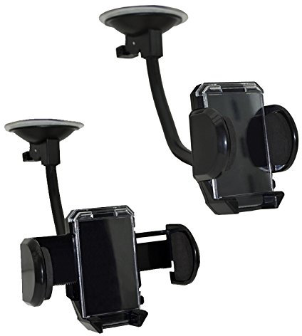 Suncase Universal KFZ PKW Auto Halterung kompatibel mit Motorola Moto E32 360° drehbar - Halter Autohalterung | geeignet auch mit Case - Tasche - Hülle + USB-C KFZ LADEKABEL USB Typ C Kabel 12-24V