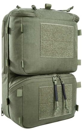 Tasmanian Tiger TT Operator Pack ZP Taktischer Einsatz-Pack mit RV- oder Molle-Befestigung und auswechselbaren Magazin-Einsätzen für Plattenträger, Oliv