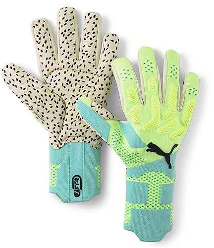 PUMA Herren Future Ultimate Negative Cut Fußball Torwarthandschuhe 8.5Electric Peppermint Fast Yellow Green