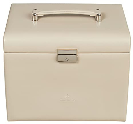 Windrose Schmuckkoffer mit integrierter Schmucktasche/Merino Moda (beige-legacy)