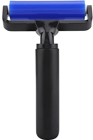 Rullo in Silicone Per Sporco, Rullo in Silicone Per Rimozione Polvere, Rullo Manuale in Silicone Strumento di Pulizia Antistatico Per Polvere, Peli di Animali, Vestiti, Moquette(4'')