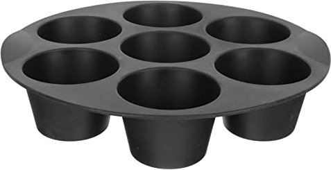 LIFKOME 7holes Silicone Cake Mold Tartlet Tins for Baking Easy Clean Non-Stick
