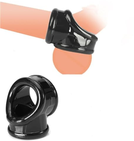 La bague extensible noire pour hommes prolonge la durée de vie.
