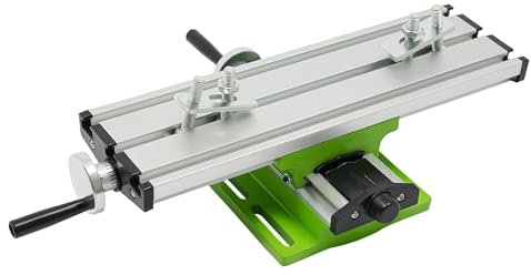Milling Working Table, Multifunction Slide Worktable, Cross Table Milling Machine, Compound Drilling Slide Table for Bench Drill Adjustment X-Y, 31 x 9 x 8 cm