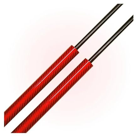Heckklappe Schock Strut Für Peugeot 206 Schrägheck (2A/C) 1998-2012 51023704 Kofferraumstreben Heckklappe Heckklappenlift Unterstützt Stoßdämpfer Gasfedern Menge (2) Kofferraum Gasfeder(Red Carbon Fib