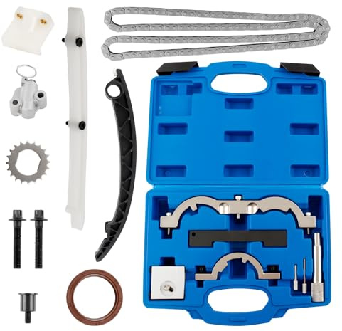 1.2 1.4 Timing Chain Kit, Engine Timing Tool Kit, Compatible with Chevrolet Cruze Buick Encore Cadillac ELR Vauxhall Opel 2009-2020, Replaces TK343 22HP47N ETCK2102, Fits 1.2L 1.4L DOHC Engine