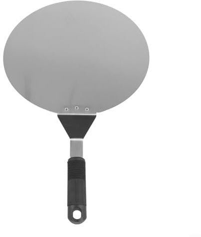 Pala per pizza in acciaio inox con manico ergonomico da 30,5 cm, pala di trasferimento per torte in metallo, per cuocere pane, pasticcini, utensili da cucina per casa