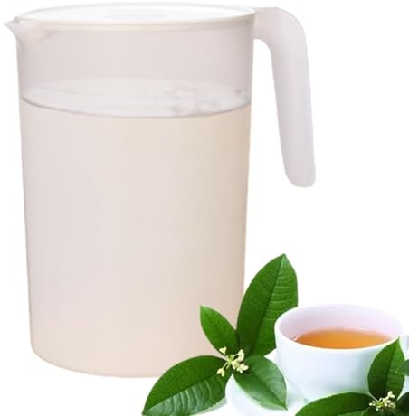 Carafe D'eau En Plastique, 2 L Pichet À Eau Froide En Plastique, Pichet De Grande Capacité Avec Couvercle Avec Poignée – Bouilloire Froide Transparente Résistante Aux