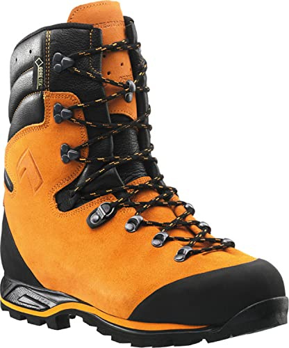 HAIX Protector Prime Orange Safety Boots - Waterproof Boots for Electrical Hazard Environments with Anti-Slip Outsole & Cut Protection - Wide - 11