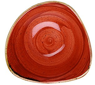 Churchill Stonecast -Triangle Bowl Schüssel- 37cl, Farbe wählbar (Spiced Orange)