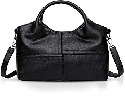 NICOLE & DORIS Damen handtaschen Mode Schultertaschen für Dame Henkeltaschen über der Schulter Umhängetasche Taschen für Frauen aus weichem PU-Leder
