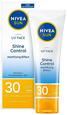 NIVEA Crème pour le visage mat Sun avec protection élevée SPF 30, 50 ml