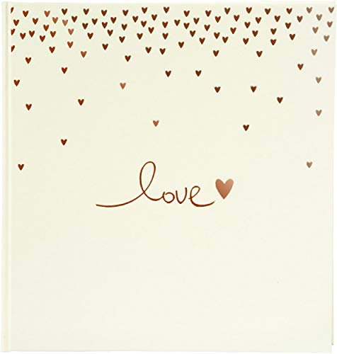 goldbuch Raining Hearts Pfirsich 30x31 60 weiße S. Hochzeit 08015