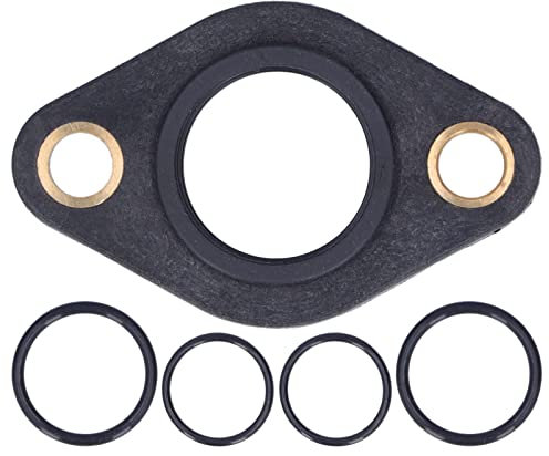 Kit Guarnizioni Coperchio Valvole Kit O Ring Guarnizione Flangia Coperchio Valvola Motore 11377502022 Ricambio Ricambi Auto Nero per Serie 3 E46 E90 E91