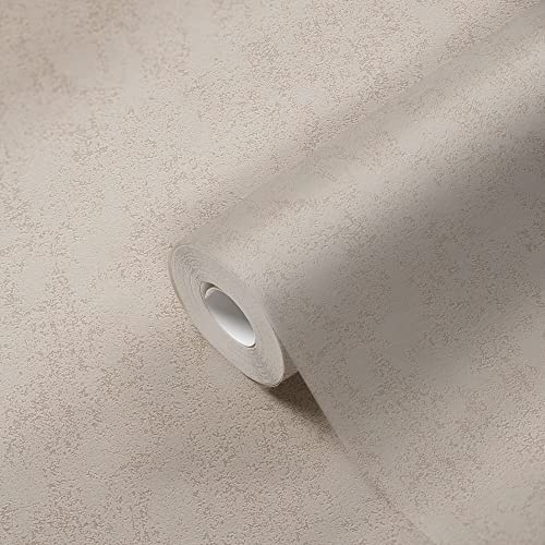 TAPETE LIVING Vliestapete einfarbig in Braun Beige - hochwertige Wandtapete 359087 für verschiedene Räume - 10,05m x 0,53m - Made in Germany