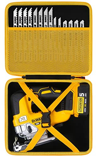 Khanka Hard Storage Case Replacement for DEWALT 20V MAX XR Jig Saw DCS334B / DCS335B, Case only