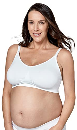 Medela Keep Cool Ultra Nahtloser Schwangerschafts- und Still-BH ohne Bügel – Mit 6 eingewebten atmungsaktiven Zonen – Soft-Touch-Gewebe