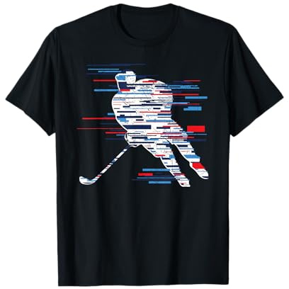Hockey sur Glace Graphique Idée Cadeau Hockey sur Glace T-Shirt