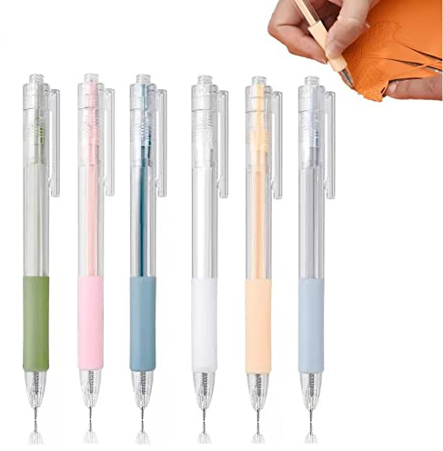 Lipfer Étudiant Stylo À Couteau 6pcs, Cutter Stylo Mini De Bureau Cutter Peinture en Papier Coupeur Intime De Dessin De Coups De Coupe De Coupe De Stylo